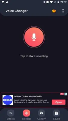 Voice Changer with Effects (Eagle Apps) android App screenshot 2